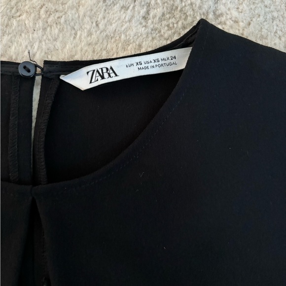 ZARA | Front Tie Blouse - Picture 3 of 4